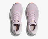Hoka Running Shoes Hoka Women's Clifton 10 Running Shoes- Lilac Cream/ Tangerine Glow