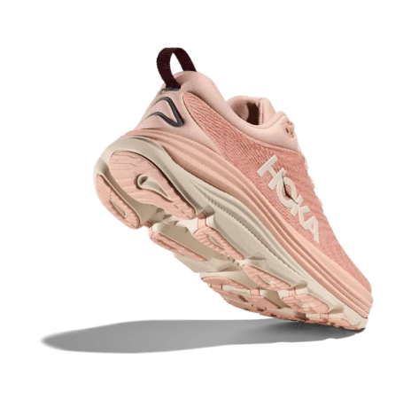 Hoka Running Shoes Hoka Women's Gaviota 5 Running Shoes- Rose Latte/ Rose Cream