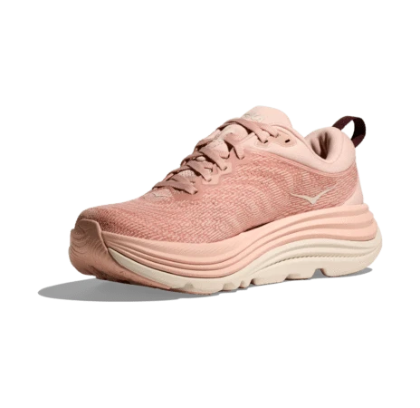 Hoka Running Shoes Hoka Women's Gaviota 5 Running Shoes- Rose Latte/ Rose Cream