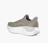 Hoka Running Shoes Hoka Women's Skyward Laceless Slip-on Walking Shoes- Putty/ White