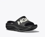 Hoka Slide Sandals Hoka Unisex Ora Athletic Slides- Black/White