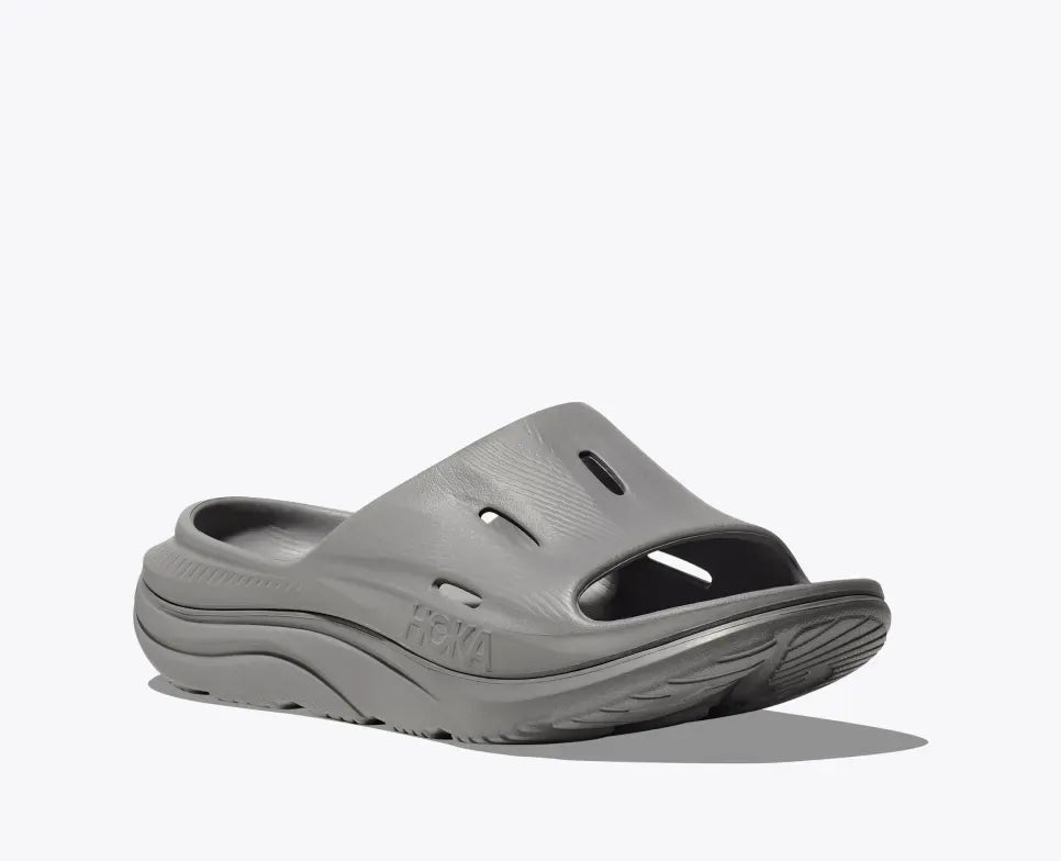 Hoka Slide Sandals Hoka Unisex Ora Recovery Slides v3- Grey