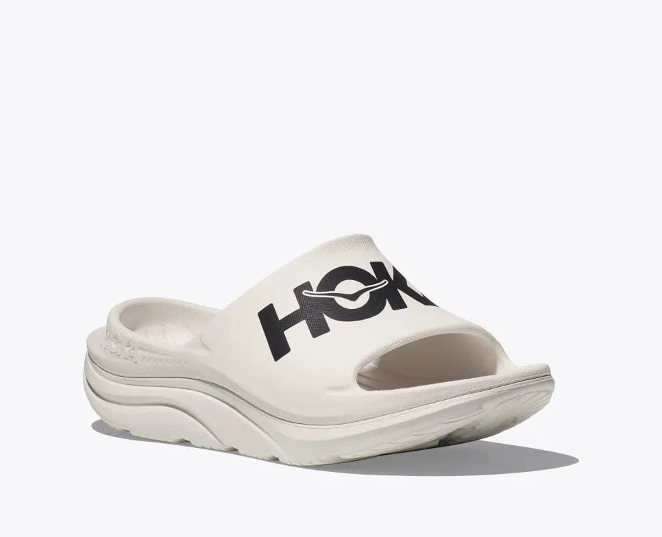 Hoka Slide Sandals Medium / White / W5/M3 US Hoka Unisex Ora Athletic Slides- White/ Black