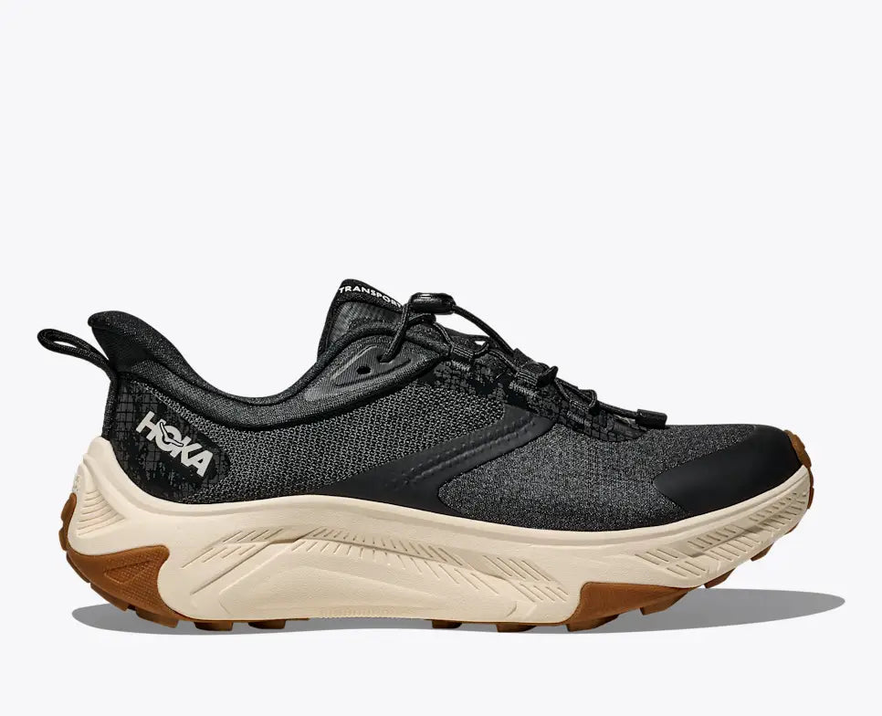 Hoka Walking Shoes B (Medium) / Black/ Cream / 5 US Hoka Women's Transport 2 Walking Shoes- Black/ Alabaster