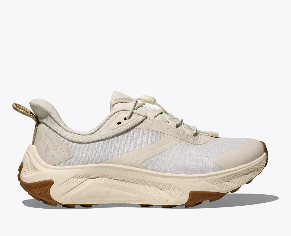 Hoka Walking Shoes B (Medium) / Cream / 5 US Hoka Women's Transport 2 Walking Shoes- Alabaster/ Alabaster