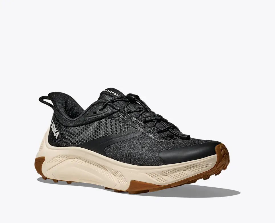 Hoka Walking Shoes Hoka Women's Transport 2 Walking Shoes- Black/ Alabaster