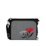 Jak's Handbags Black Jak's Baobab Cross Body Purse (Jak 429)