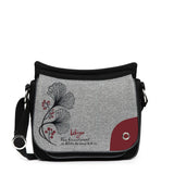 Jak's Handbags Burgundy Jak's Orme Cross Body Purse (Jak 422)