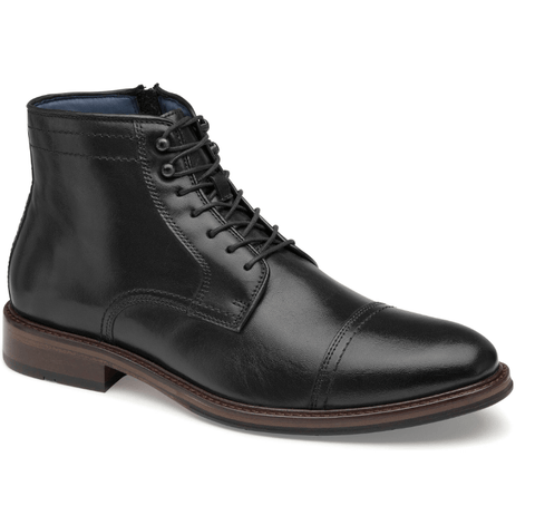 Johnston & Murphy Ankle Boots 8 RALEIGH Zip Boot - Black