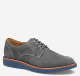 Johnston & Murphy Lace-Ups & Oxfords Gray Nubuck / 8 / M (Medium) Johnston & Murphy Mens UPTON Plain Toe - Gray Nubuck