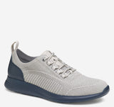 Johnston & Murphy Shoe Grey / 8 / M Johnston & Murphy Mens Amherst Knit Sneakers - Light Grey