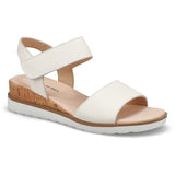 Josef Seibel Ankle Strap Sandals Josef Seibel Women's Wyatt 01 Sandals- White Leather