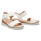 Josef Seibel Ankle Strap Sandals Josef Seibel Women's Wyatt 01 Sandals- White Leather