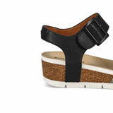 Josef Seibel Flat Sandals Josef Seibel Women's Quinn 02 Wedge Heels- Basalt Kombi