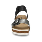 Josef Seibel Flat Sandals Josef Seibel Women's Quinn 02 Wedge Heels- Basalt Kombi