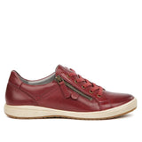 Josef Seibel Lifestyle Sneakers Josef Seibel Women's Caren 12 Lace & Zip Sneakers- Bordo