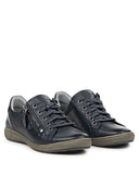 Josef Seibel Lifestyle Sneakers Josef Seibel Women's Caren 12 Lace & Zip Sneakers- Indigo
