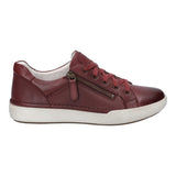 Josef Seibel Lifestyle Sneakers Josef Seibel Women's Claire 13 Lace & Zip Sneakers- Bordeaux