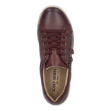 Josef Seibel Lifestyle Sneakers Josef Seibel Women's Cynthia 02 Lace & Zip Sneakers- Bordeaux