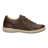 Josef Seibel Lifestyle Sneakers Josef Seibel Women's Cynthia 02 Lace & Zip Sneakers- Cognac