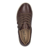 Josef Seibel Lifestyle Sneakers Josef Seibel Women's Cynthia 02 Lace & Zip Sneakers- Cognac