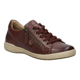 Josef Seibel Lifestyle Sneakers Medium / Burgundy / 35 EU Josef Seibel Women's Cynthia 02 Lace & Zip Sneakers- Bordeaux