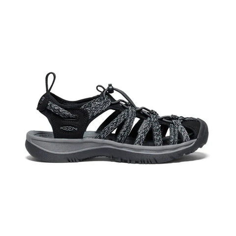 Keen Hiking & Athletic Sandals Keen Women's Whisper Sandals- Black/Steel Grey