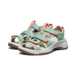 Keen Hiking & Athletic Sandals Keen Womens Astoria West Open Toe Sandals - Granite Green/Tangerine