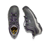 Keen Kids Boots Keen Youth Targhee Low Waterproof Shoes- Magnet/ Tillandisa Purple