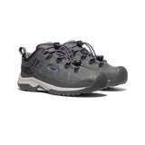 Keen Kids Boots Keen Youth Targhee Low Waterproof Shoes- Magnet/ Tillandisa Purple