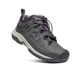 Keen Kids Boots Keen Youth Targhee Low Waterproof Shoes- Magnet/ Tillandisa Purple