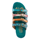 L'Artiste Strappy Sandals L'Artiste Womens Chaima Sandals - Turquoise Multi
