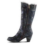 L'Artiste Tall Boots L' Artiste DESSALTA Heel Boot - Navy Multi