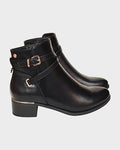 Lady Comfort Booties Black / 35 / M Lady Comfort Womens Becka-02 Low Boot- Black