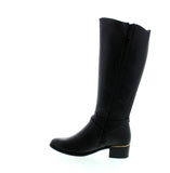 Lady Comfort Tall Boots Lady Comfort Women's Betty 01 Tall Dress Boots- Black