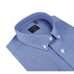 Leo Chevalier Apparel & Accessories Leo Knit BD Sport Shirt SS - Light Blue