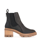 Los Cabos Ankle Boots Los Cabos Women's Bita Heeled Chelsea Boots- Black