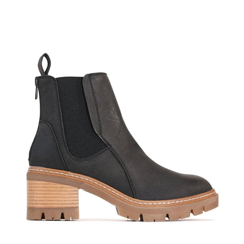 Los Cabos Ankle Boots Los Cabos Women's Bita Heeled Chelsea Boots- Black