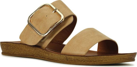 Los Cabos Two-Strap Sandals Los Cabos Doti Womens Sandals - Camel