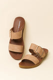 Los Cabos Two-Strap Sandals Los Cabos Women's Doti Sandals- Camel