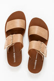 Los Cabos Two-Strap Sandals Los Cabos Women's Doti Sandals- Camel