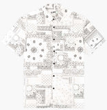 Losan Shirt XLarge / White Bandana Style Poplin Short Sleeve Shirt