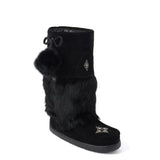 Manitobah Mukluks Moccasins & Mukluks Manitobah Mukluks Snowy Owl Vibram Mukluks- Black Suede