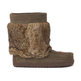 Manitobah Mukluks Moccasins & Mukluks Manitobah Mukluks Suede Waterproof Half Mukluks- Olive