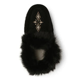 Manitobah Mukluks Slippers Manitobah Mukluks Women's Tipi Suede Moccasins- Black