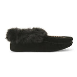 Manitobah Mukluks Slippers Manitobah Mukluks Women's Tipi Suede Moccasins- Black