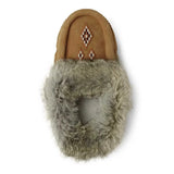 Manitobah Mukluks Slippers Manitobah Mukluks Women's Tipi Suede Moccasins- Oak