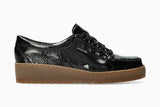 Mephisto Ankle Boots Medium / Black / 5 US Mephisto Women's Lady Leather Walking Shoes- Black Patent