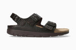 Mephisto Ankle Strap Sandals Mephisto Mens Zeus Fit Sandals - Dark Brown