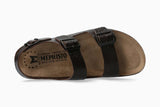 Mephisto Ankle Strap Sandals Mephisto Mens Zeus Fit Sandals - Dark Brown